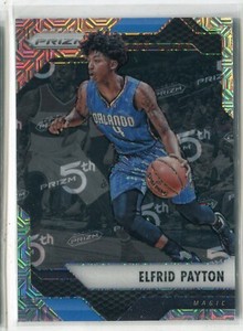2016-17 Panini Prizm Elfrid Payton 5th Anniversary Mojo #146 1/25 1/1 MAGIC