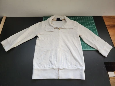 Volcom Cremallera Alfabeto Beige Suéter/Chaqueta Mujer Talla Mediana M Foto 1 de 4