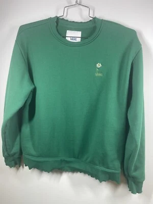 Sudadera Patinadora Vans Para Mujer Bordada Mediana Margarita Flutter Dobladillo y Cuello Foto 1 de 4