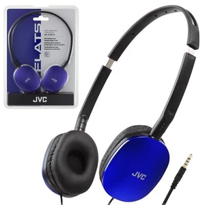JVC Flats On-Ear Wired Headphones - Flat Foldable Design - 30mm Driver for - Zdjęcie 1 z 8