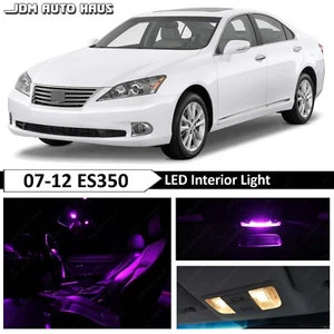 Purple Interior License Plate LED Light Package Kit Fit Lexus ES350 2007-2012 - Picture 1 of 12