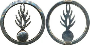 Insigne de béret, G.N. DEPARTEMENTALE, argenté, Sans (9440) - Imagen 1 de 1
