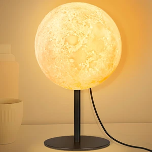 Moon Lamp, Bedside Table Lamp for Bedroom, Dimmable Moon Light with 30 Modes, Mo - Picture 1 of 12