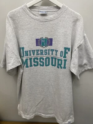 Camiseta De Colección Tigres de Missouri Talla XL Equipo Para Deportes Años 90 Hecha en EE. UU. Mizzou Usada en Excelente Condición Foto 1 de 4