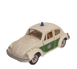 GAMA Volkswagon VW Beetle 1302 Diecast 1:43 Scale Vintage White West Germany - Picture 1 of 10