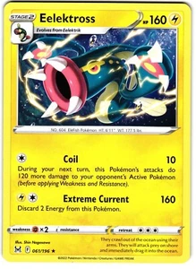 Pokemon Eelektross 61/196 SWSH: Lost Origin - Imagen 1 de 3