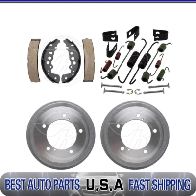 Kit de ferragens para sapatas de freio a tambor de freio traseiro compatível com mola Chevrolet Tracker 2002-2004 - Imagem 1 de 4