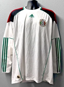 WM 2018 Mexiko Nationalmannschaft Adidas Fußball Trikot Herren Gr: L weiß - Neu mit Etikett - Bild 1 von 20