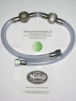 Conjunto de tubo de gas línea de combustible Norton Commando Andover Roadster 06-5192 Foto 1 de 3