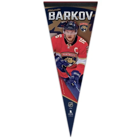 ALEKSANDER BARKOV #16 FLORIDA PANTHERS ROLL UP PREMIUM PENNANT 12"x30" WINCRAFT Cover