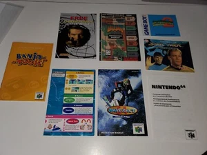 Nintendo Manuals + Map lot - Picture 1 of 4