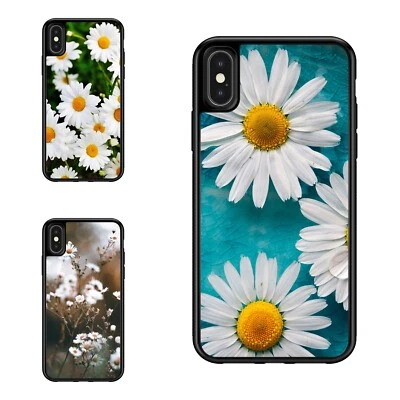 For Apple iPhone Samsung Galaxy Pop Daisy White flowers TPU Phone Case - Image 1 of 4