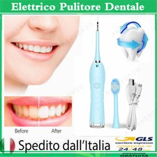Pulitore denti tartaro elettrico Pulitore dentale ultrasuoni Attrezzo di puli