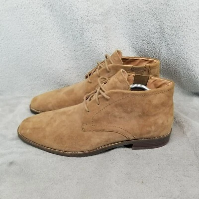 Mark Nason Zapatos Para Hombres Talla 11 Marrón Cuero Con Cordones Chelsea Moda Botas Foto 1 de 4