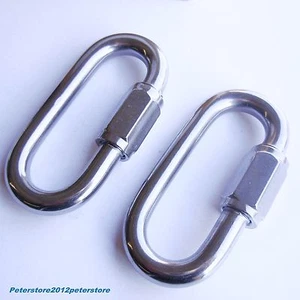 Conector de tornillo acero inoxidable A4 conector de cadena eslabón de cadena M4 M5 M6 M8 M10 - Imagen 1 de 1