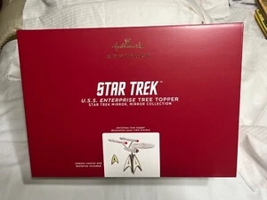 Hallmark Keepsake 2021 Star Trek USS Enterprise Tree Topper - Light & Sound NEU - Bild 1 von 3