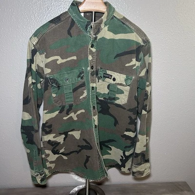 Camisa De Colección Años 90 Marca Rattlers RealTree Camuflada Franela Pesada Abotonada Hombres Med Foto 1 de 4