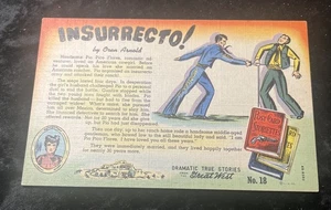 1940er Werbepostkarte Wahre Geschichten aus dem großen Westaufstand #18 Leinen - Bild 1 von 2