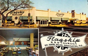 RESTAURANTE INSIGNIA Washington, D.C. Postal vintage Roadside ca 1950s - Imagen 1 de 1