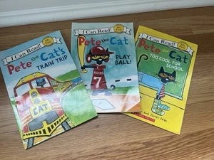 Pete The Cat Paperback Books (3 Total) - Picture 1 of 2