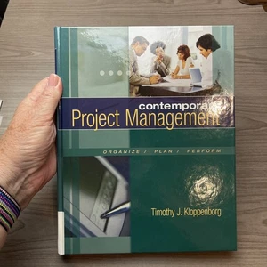 Contemporary Project Management by Timothy Kloppenborg-HC - Picture 1 of 13