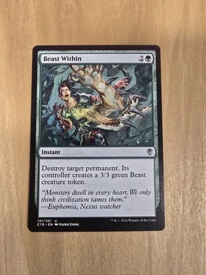 Beast Within - #037/351 (NM) Commander 2016 Magic MTG - Regular - Image 1 of 2