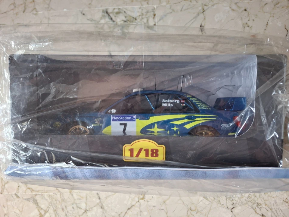 Coche de Rallye Subaru Impreza WRC Peter Sollberg a 1/18 Altaya - Immagine 1 di 1