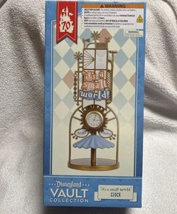 Disneyland 70th Anniversary It’s A Small World Clock Vault Collection NEW - Picture 1 of 8