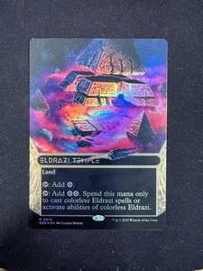 Eldrazi Temple (BORDERLESS FOIL) - Edge of Eternities - Magic - Bild 1 von 2