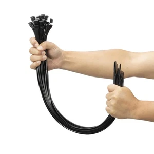 24 inch Black Long Zip Ties Heavy Duty 100 PCS, 200LBS Ultra Strong Plastic W... - Bild 1 von 6