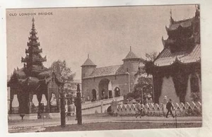 EXPOSICIÓN IMPERIO BRITÁNICO, LONDRES 1924 - ANTIGUO PUENTE DE LONDRES Postal * - Imagen 1 de 1