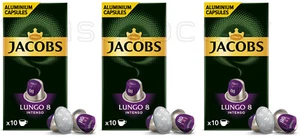 3 JACOBS LUNGO INTENSO Nespresso Original Coffee Capsules Pods - Picture 1 of 4