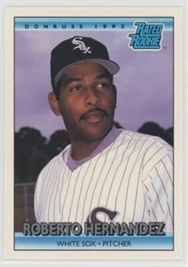 1992 Donruss Baseball Roberto Hernandez Rated Rookie Error Variation #19 - Picture 1 of 2