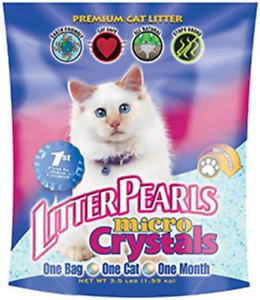 Litter Pearl Micro Crystals, 3.5-Pound Bags (Pack of 2)