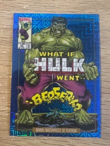 2024 '92 Marvel Masterpieces What if HULK Went Berserk 32-V BLUE TRAXX - Picture 1 of 2