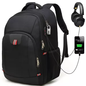 BAIGIO Men's Backpack Waterproof Leisure Sports Work Travel School Backpack DHL - Picture 1 of 24