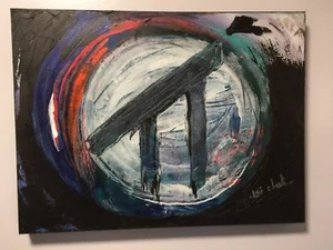Original "Eternal Strength" lori clark Oil Painting Canvas, Signed, US 18x24 - Picture 1 of 9