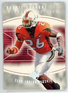 Sean Taylor 2004 UD Rookie Foundations Exclusive Gold 100/100 Miami Redskins 157 - Bild 1 von 2