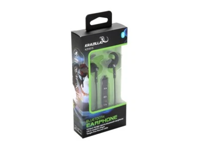 Krazilla Black KZH515 Bluetooth Earphone for iPhone and Android - Image 1 of 3