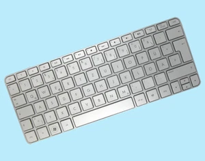 Org. DE Tastatur für HP Mini 210-2000 20xx Series -Silber Version- - Bild 1 von 2