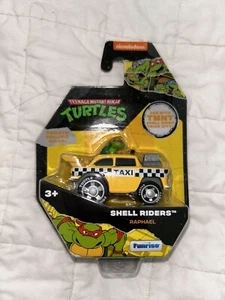 New Diecast Car Teenage Mutant Ninja Turtle Shell Riders Yellow Taxi Raphael - Picture 1 of 2