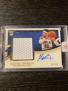 Matisse Thybulle 2019/20 Panini Immaculate Acetate Premium PATCH Auto /50 - Picture 1 of 2