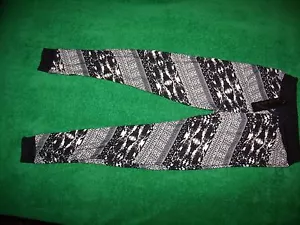 Women's Pull On Jogging Style Leggings with Cuffed Ankle L/XL 92% Polyester 8% S - Picture 1 of 2