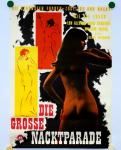 orig. altes Plakat die große Nacktparade Filmplakat Doris Wishman - Bild 1 von 14