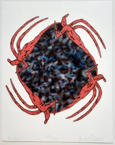 Kalmar Istvan: Blätter im Schnitt - (signed graphic / 2001, No. 1 of 200) - Bild 1 von 1