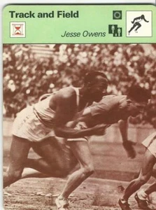 1977-79 Sportscaster-Karte, #86.17 Spur, Jesse Owens - Bild 1 von 1