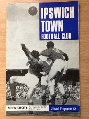 IPSWICH v NORWICH 1967/68 PROGRAMME - Image 1 of 3
