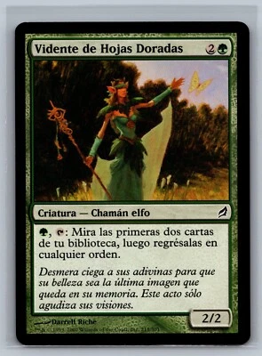 Magic The Gathering SPANISH Lorwyn Gilt-Leaf Seer #215/301 MTG TCG CCG - Image 1 of 2