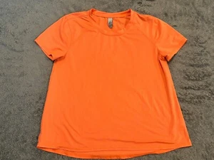 Zella Shirt Girls 10/12 Orange Soft Athletic T-Shirt Tee Lightweight Activewear - Picture 1 of 5