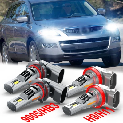 Kit de bombillas 4x accesorios blancos para Mazda CX-9 Sport Utility 2007-2015 Foto 1 de 4